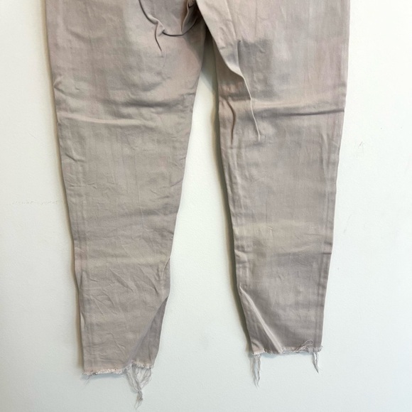 2/$30 Lauren Conrad - Cream Skinny Jeans with Raw Hem – Size 4 - Picture 9 of 9